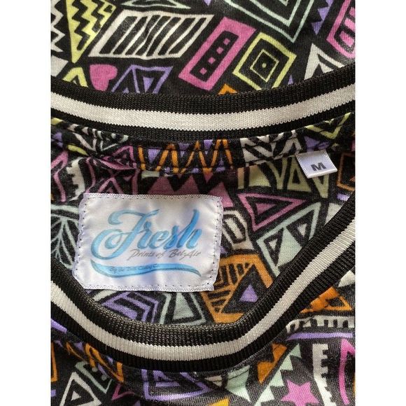 Fresh Prince of Bel-Air Mens Shirt Size Medium 90s Vintage Geometric Pattern - Picture 6 of 12